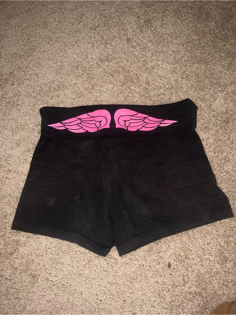 Victoria's Secret Black Tee with Pink Logo